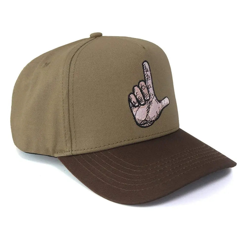 Brown "L" Snapback - The LewwsersHats